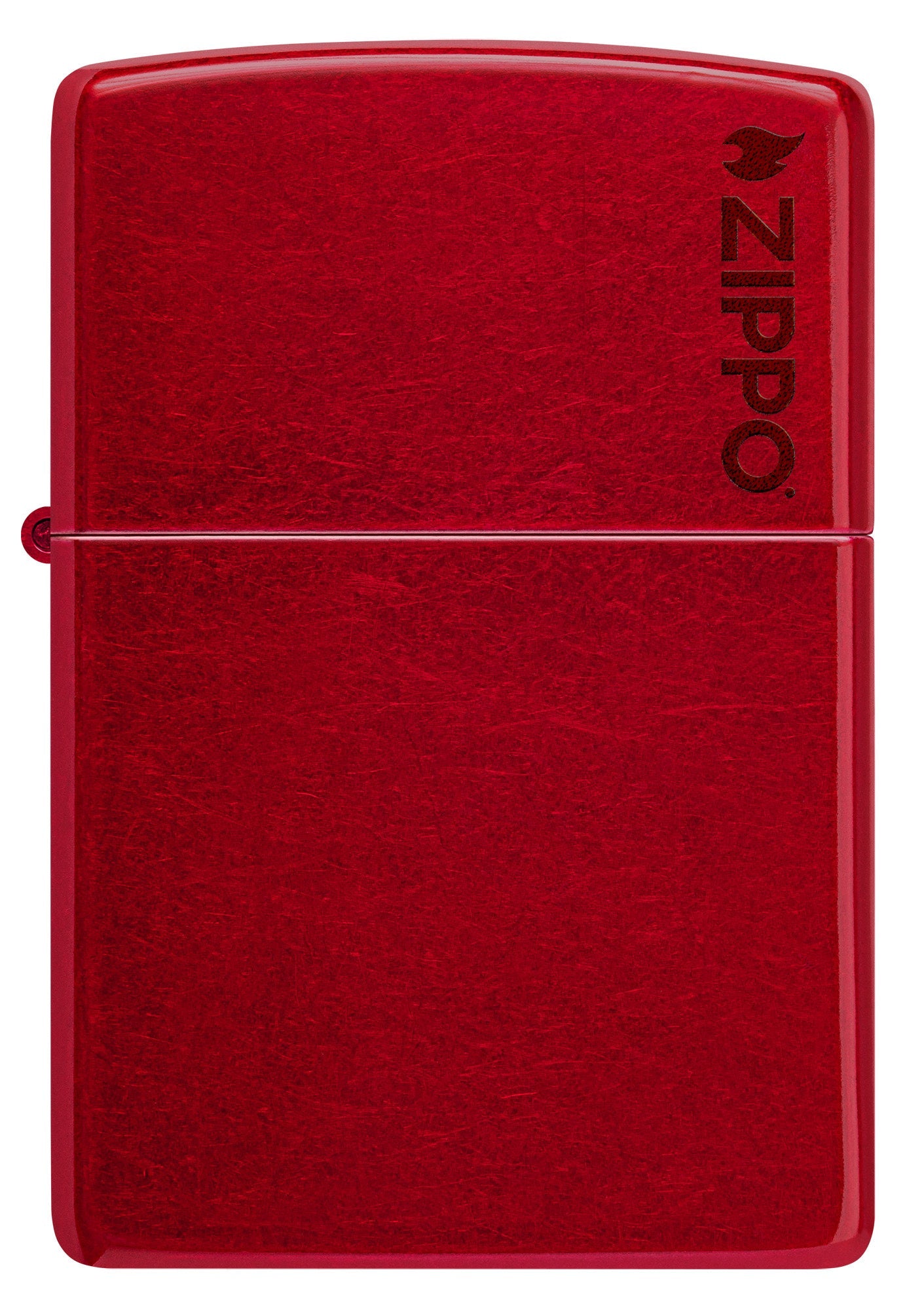 Zippo Classic Candy Apple Red™ Logo Windproof Lighter