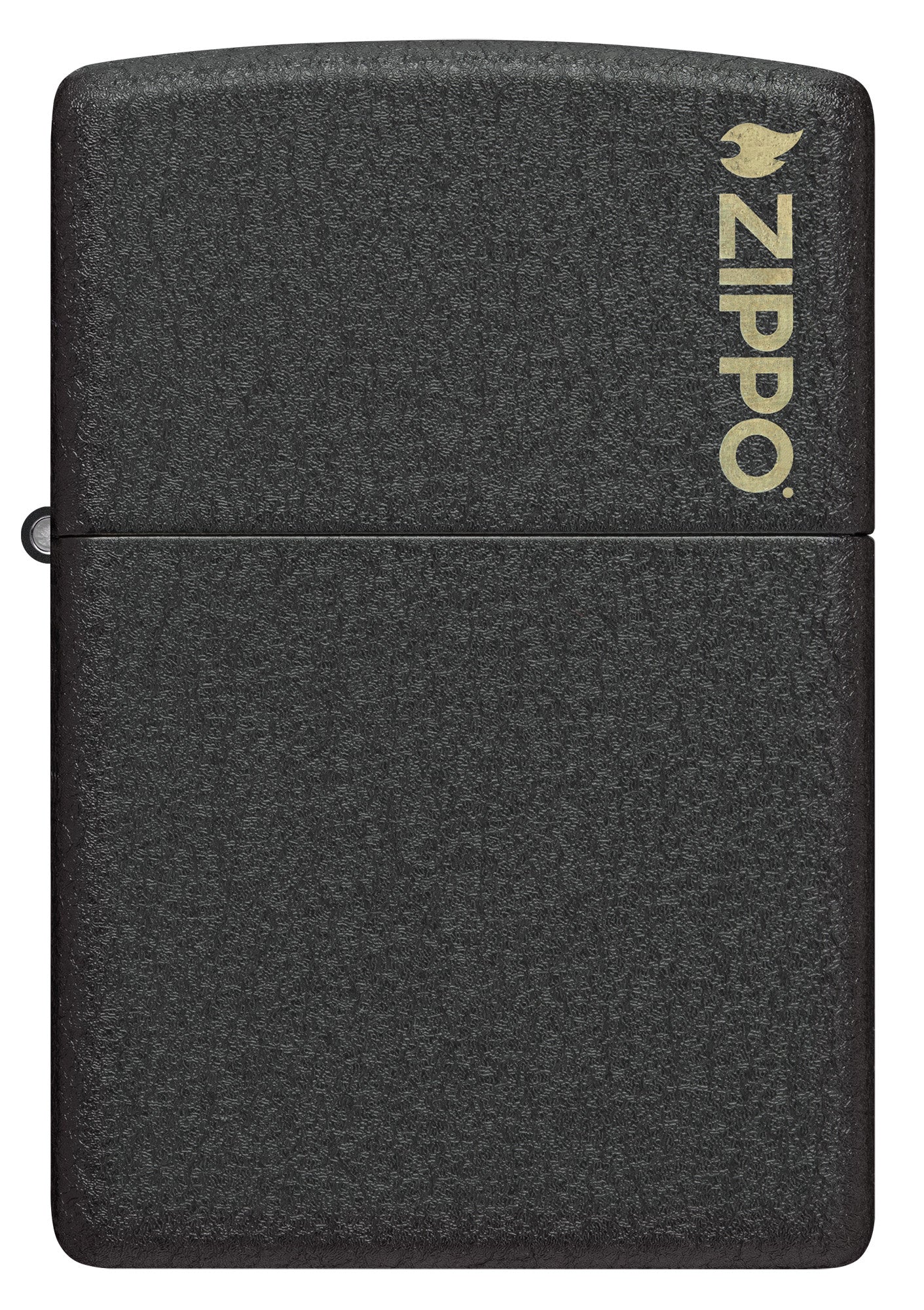 Zippo Classic Black Crackle® Logo Windproof Lighter