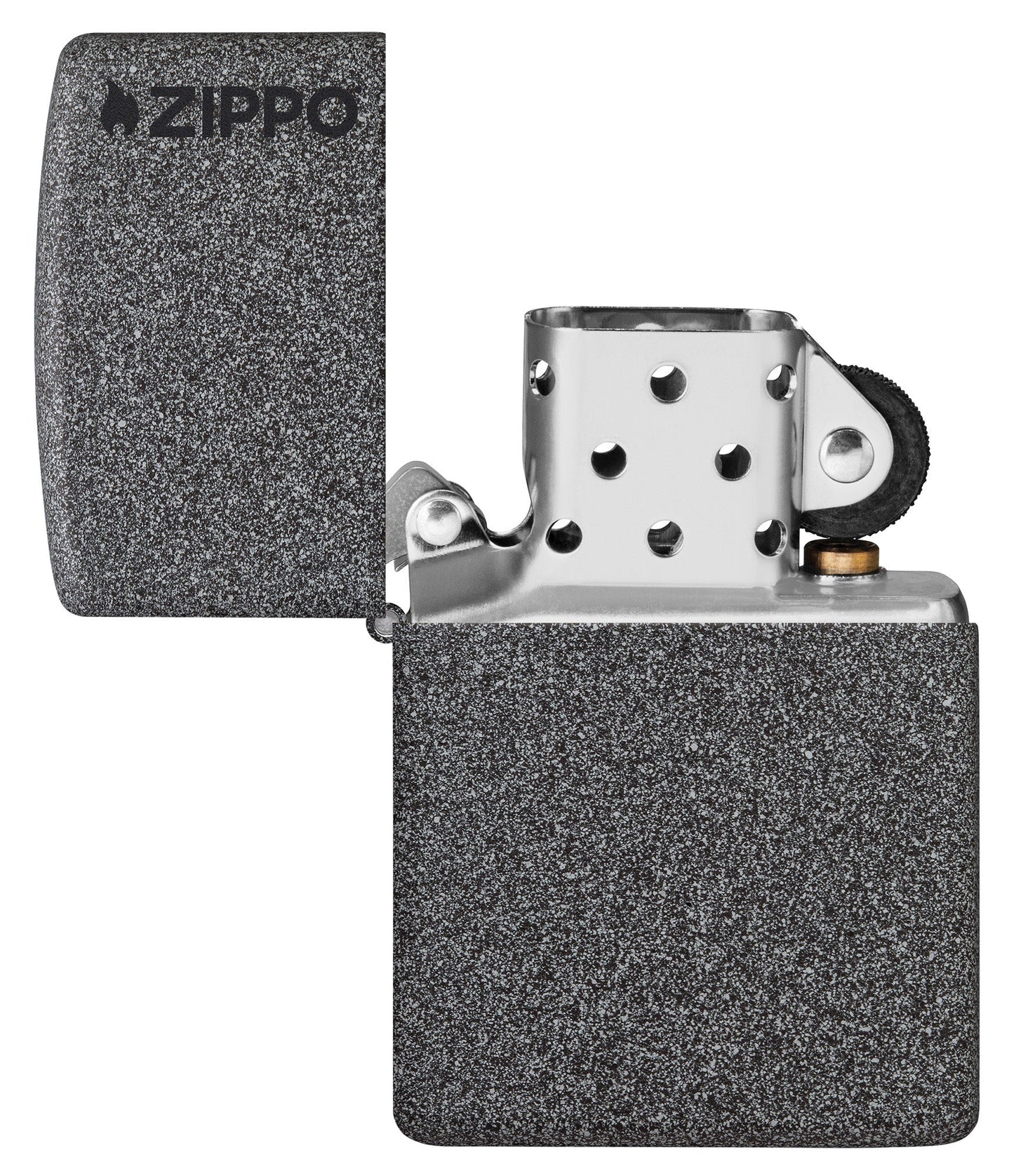 Zippo Classic Iron Stone Logo Windproof Lighter