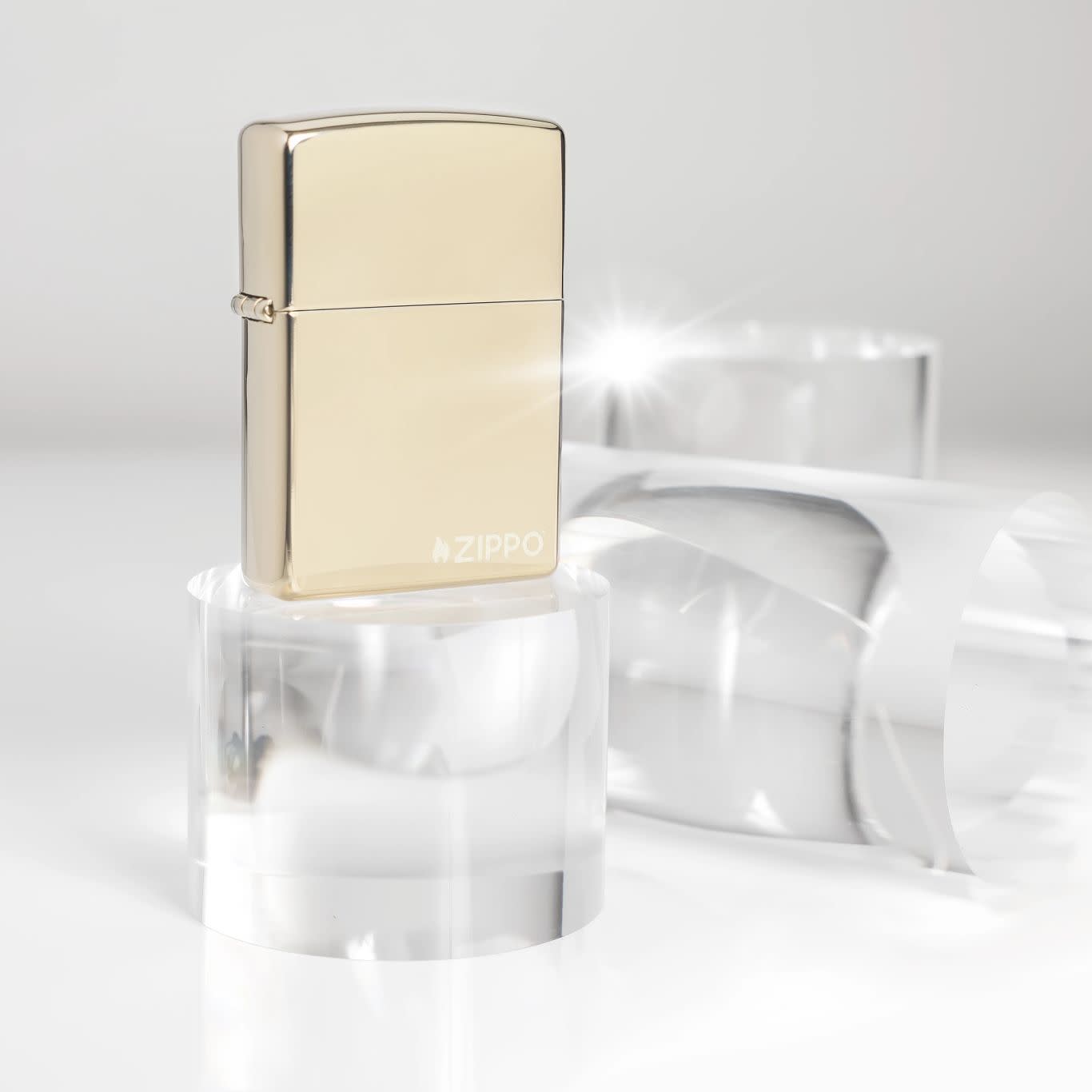 Zippo Classic Champagne Logo Windproof Lighter