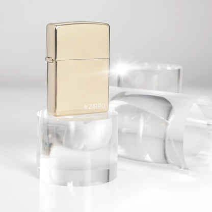 Zippo Classic Champagne Logo Windproof Lighter