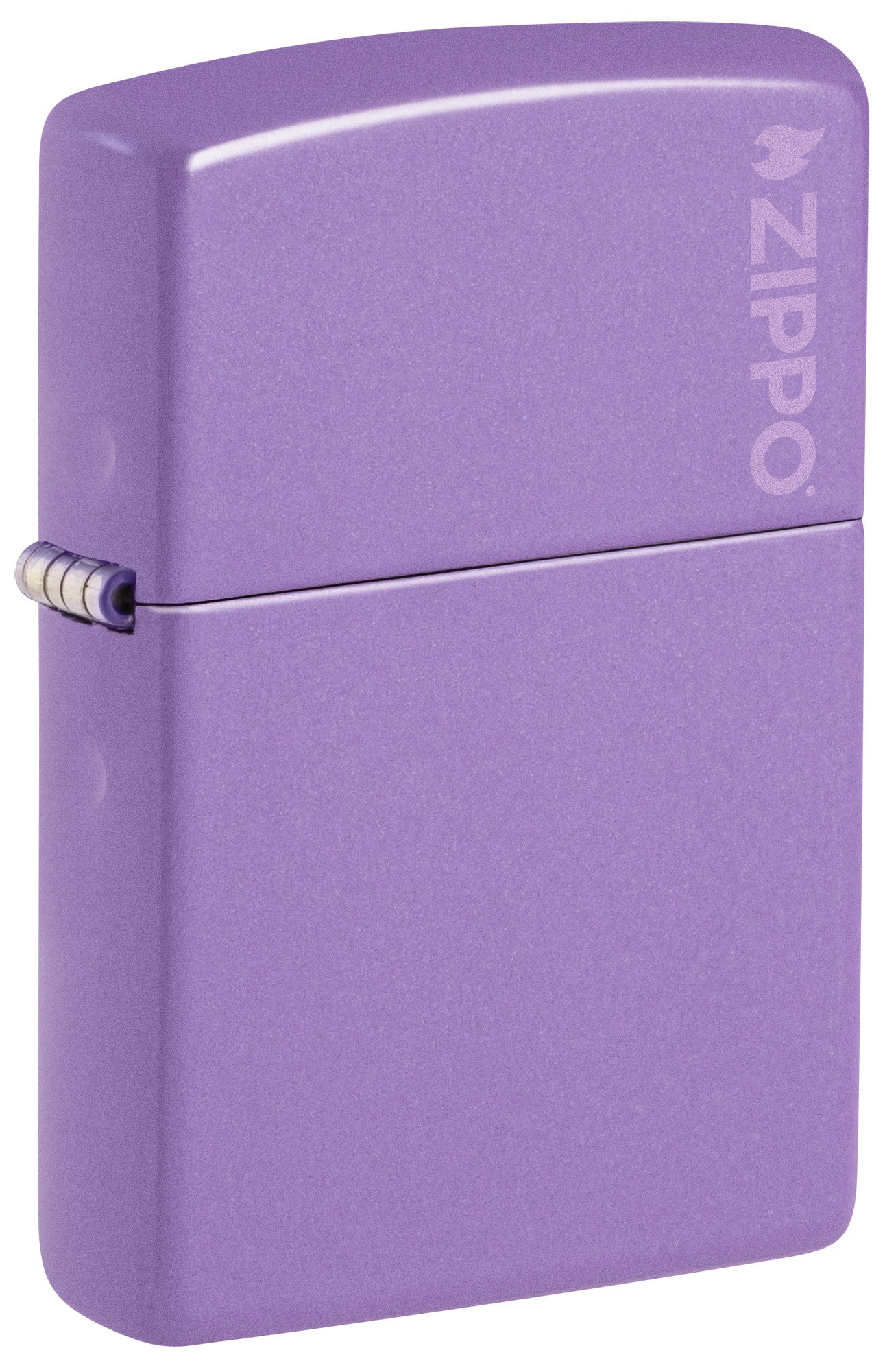Zippo Classic Smoky Lavender Logo Windproof Lighter