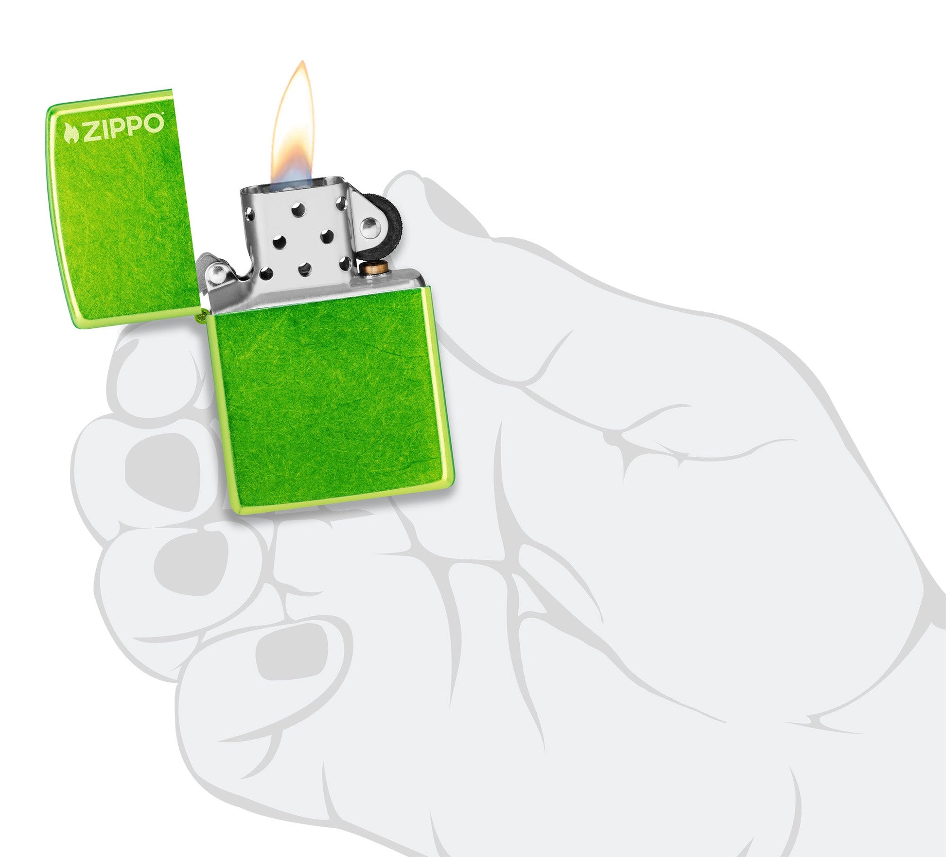 Zippo Classic Lurid Logo Windproof Lighter