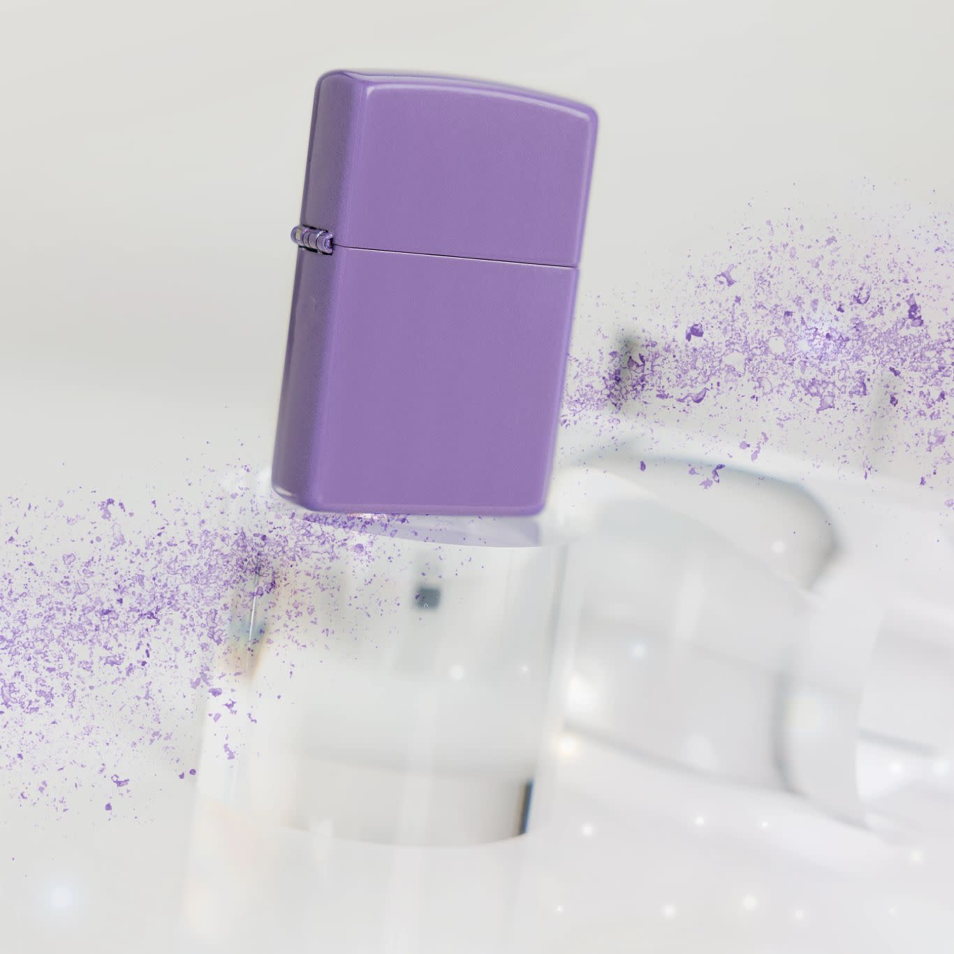 Zippo Classic Smokey Lavender Windproof Lighter
