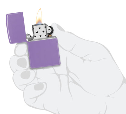 Zippo Classic Smokey Lavender Windproof Lighter
