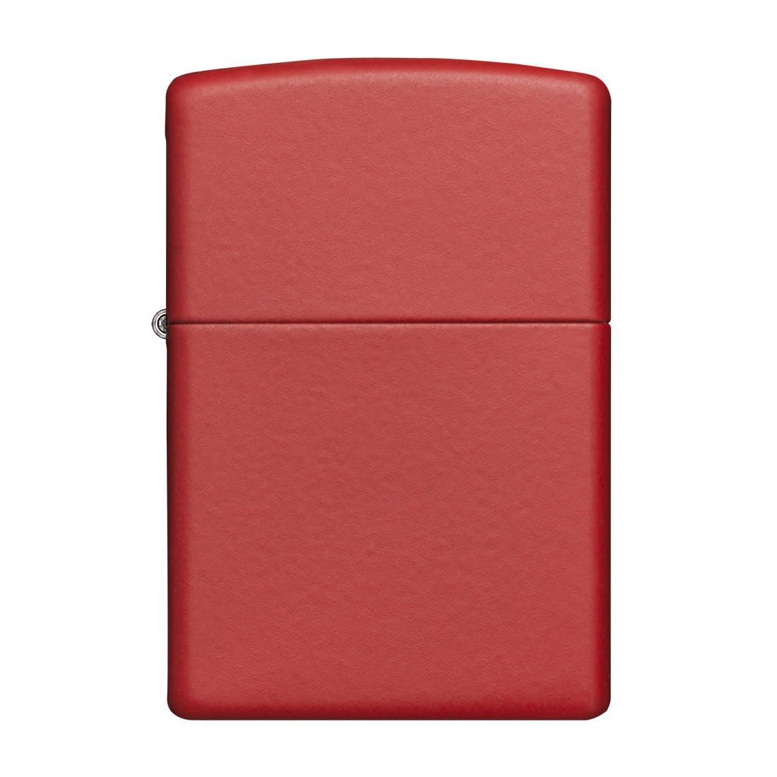 Zippo Classic Red Matte Windproof Lighter - Pipe Insert
