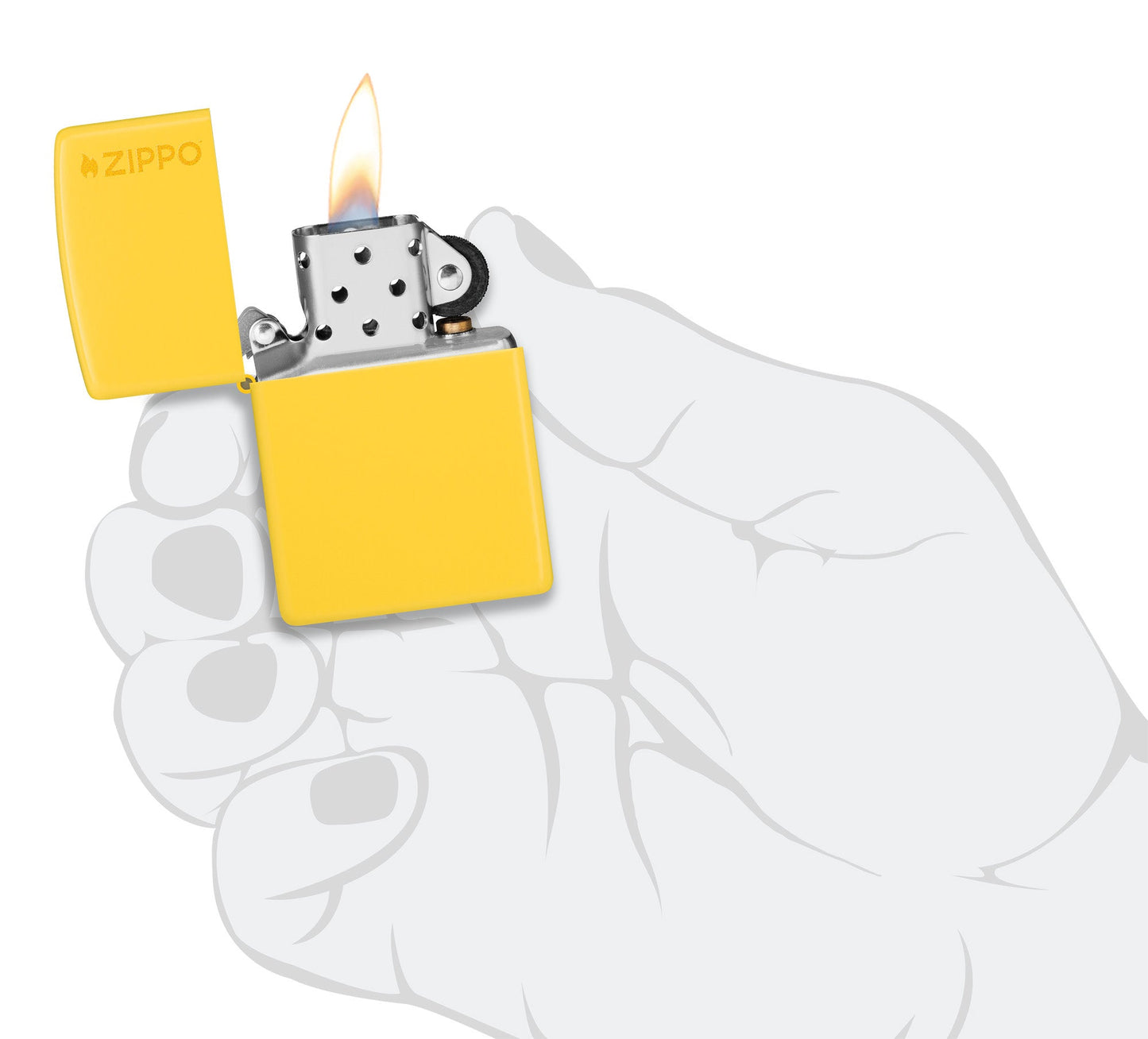 Zippo Classic Sunflower Logo Windproof Lighter