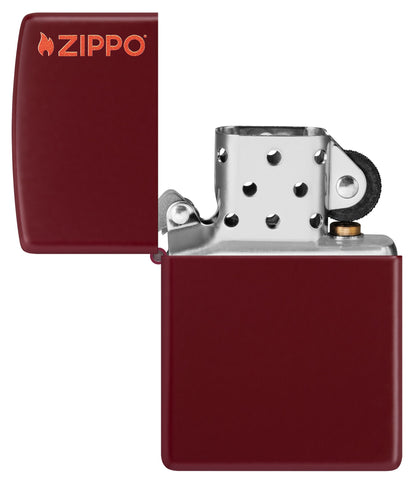 Zippo Classic Merlot Logo Windproof Lighter