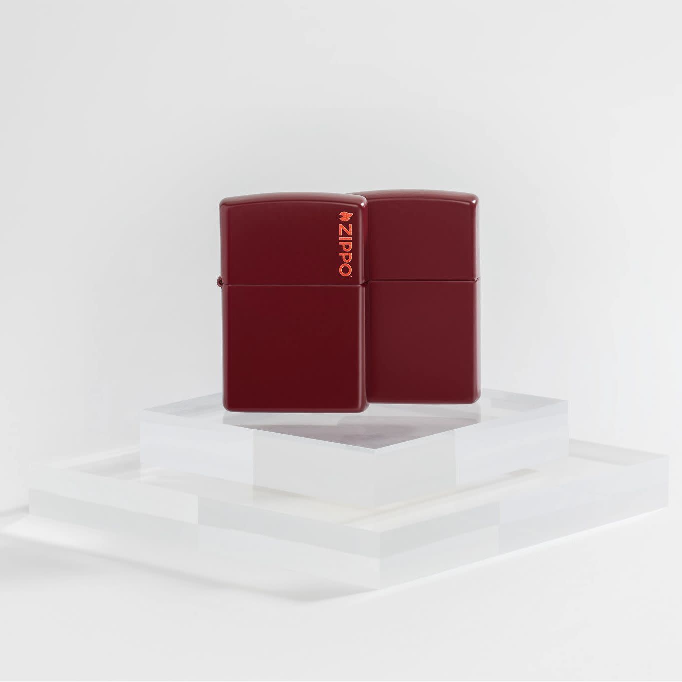 Zippo Classic Merlot Logo Windproof Lighter