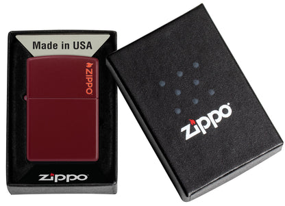 Zippo Classic Merlot Logo Windproof Lighter