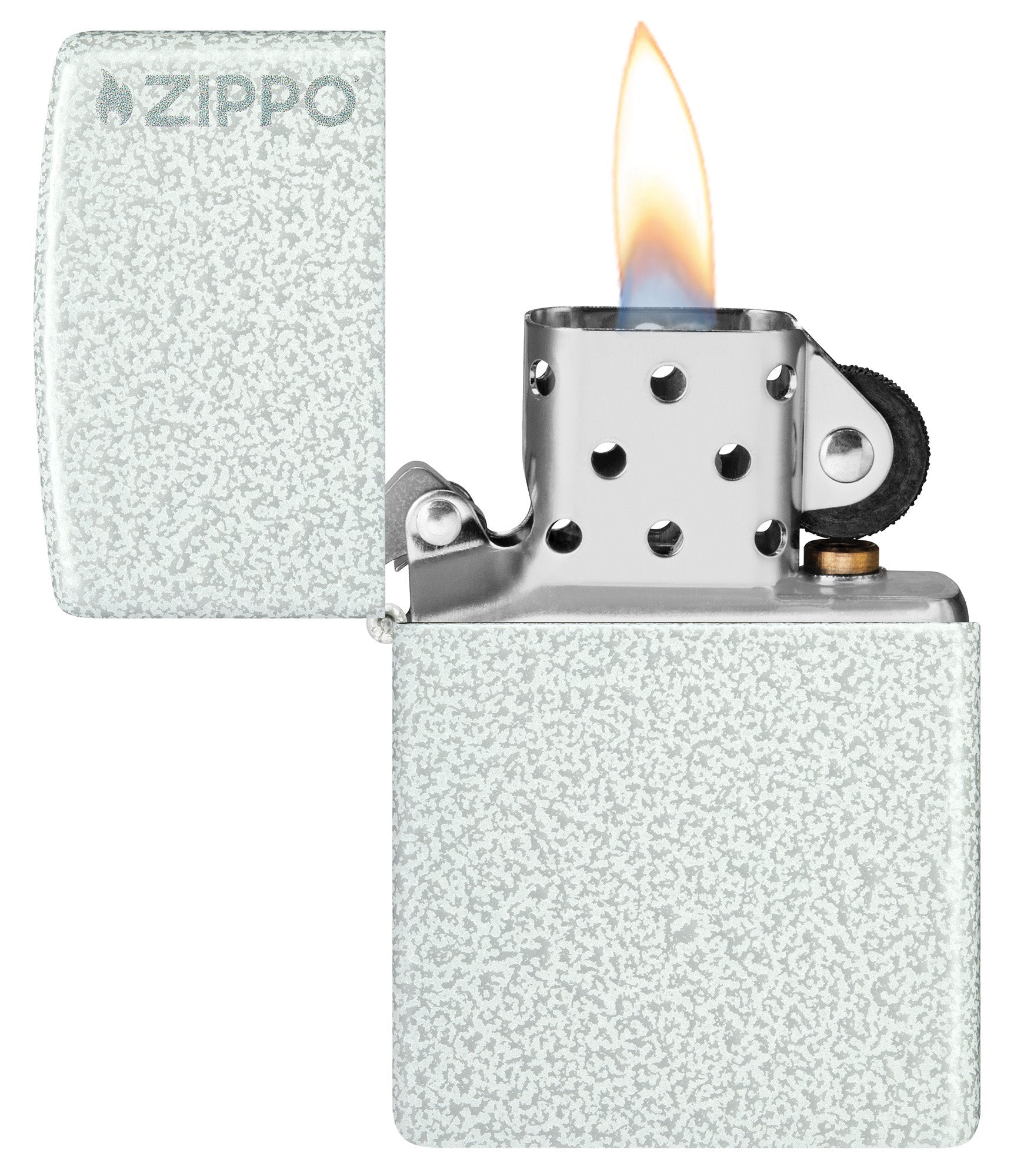 Zippo Classic Glacier Logo Windproof Lighter