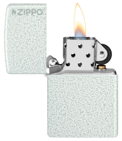 Zippo Classic Glacier Logo Windproof Lighter
