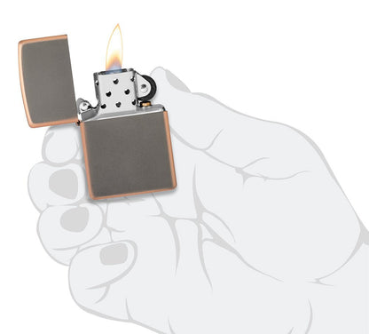 Zippo Classic Rustic Bronze Windproof Lighter