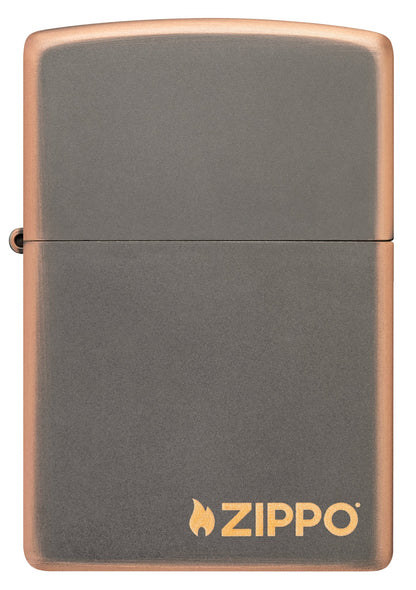 Zippo Classic Rustic Bronze Logo Windproof Lighter