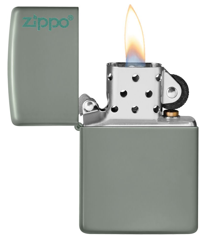 Zippo Classic Sage Logo Windproof Lighter
