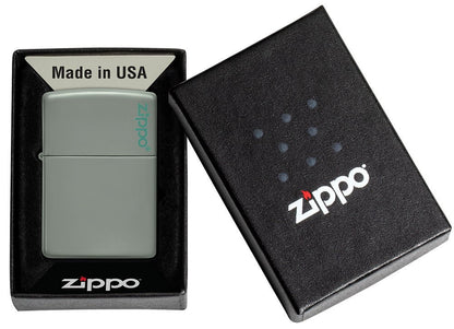 Zippo Classic Sage Logo Windproof Lighter