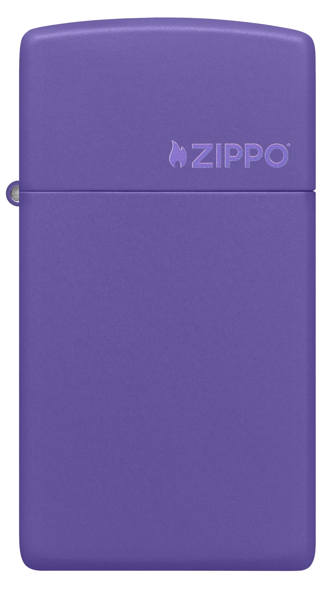 Zippo Slim® Purple Matte Logo Windproof Lighter