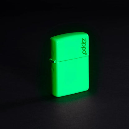 Zippo Classic Glow In The Dark Logo Windproof Lighter
