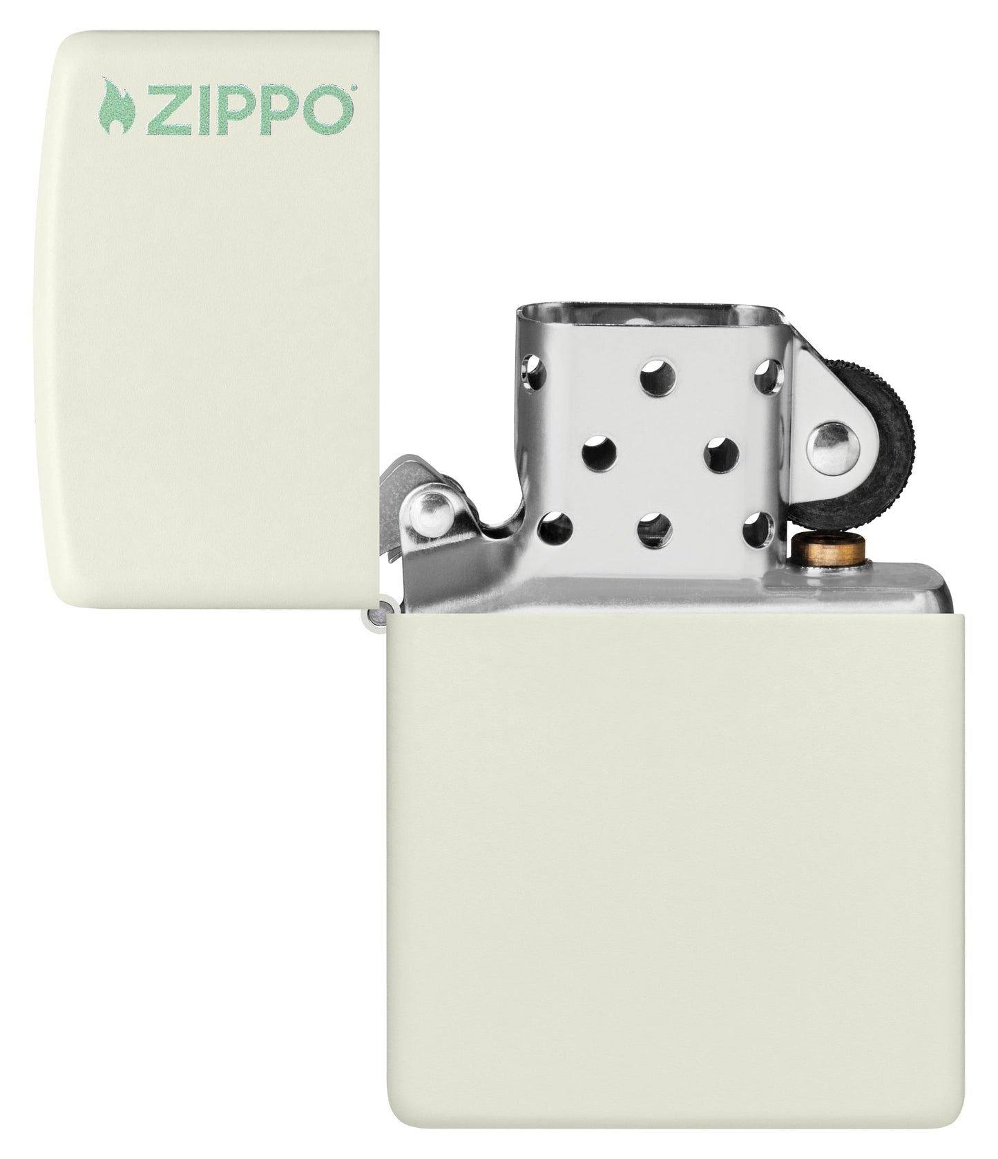 Zippo Classic Glow In The Dark Logo Windproof Lighter