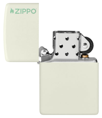 Zippo Classic Glow In The Dark Logo Windproof Lighter