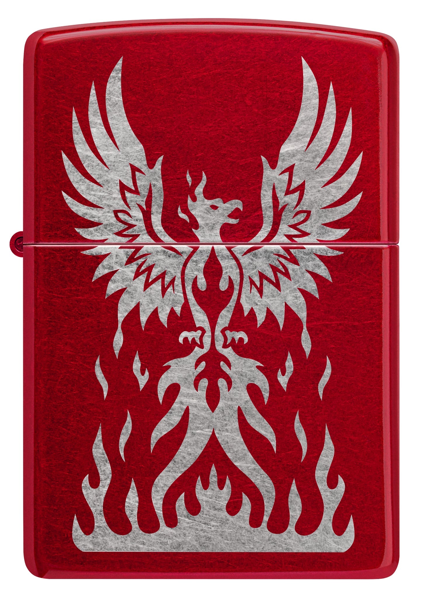 Zippo Phoenix Rising Design Candy Apple Red Windproof Lighter