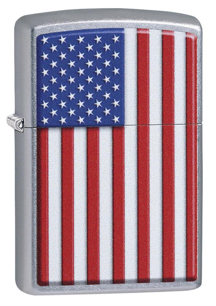 Zippo Patriotic Street Chrome Windproof Lighter