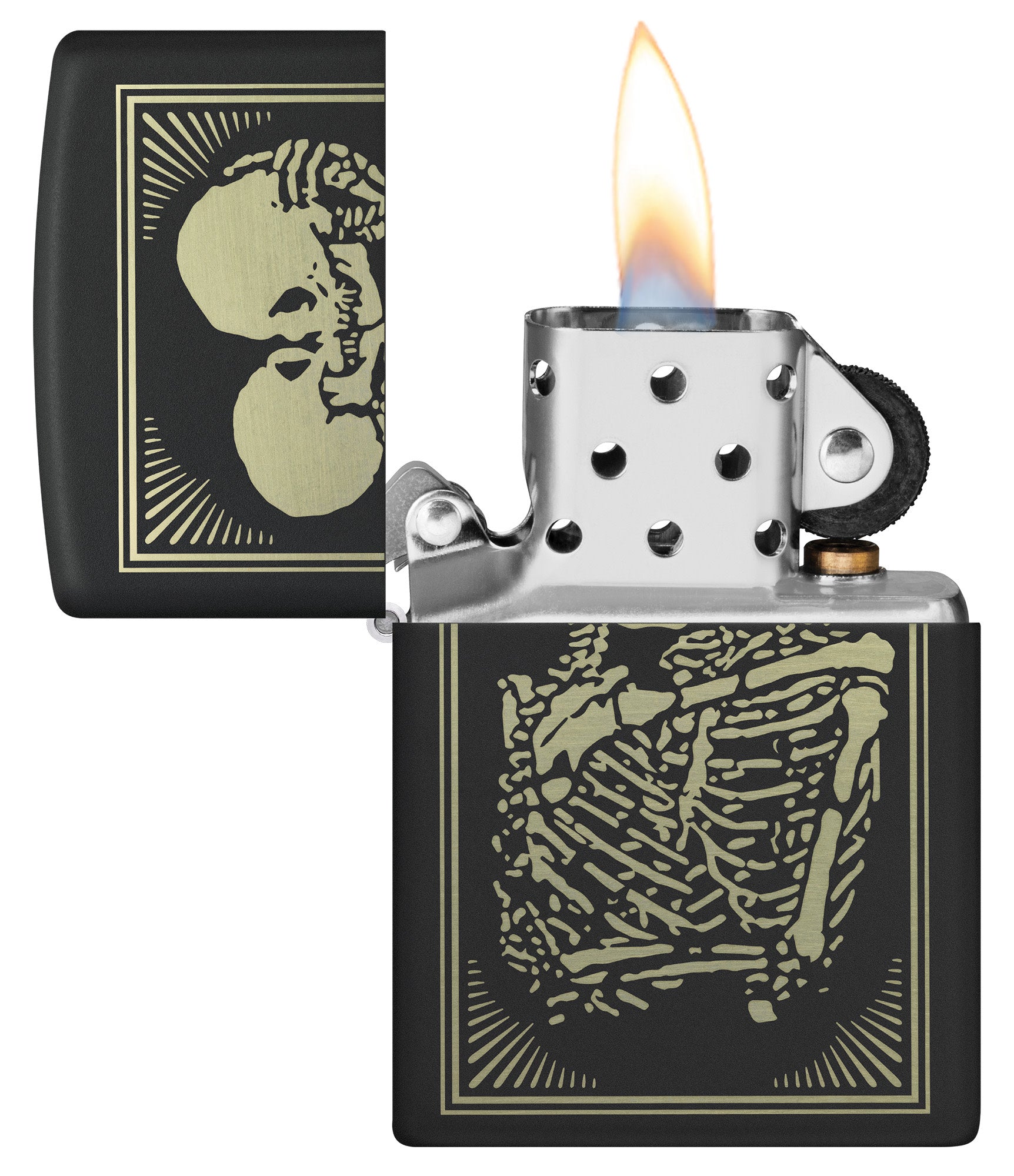 Zippo Lovers Design Black Matte Windproof Lighter