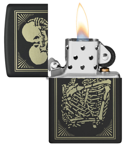Zippo Lovers Design Black Matte Windproof Lighter