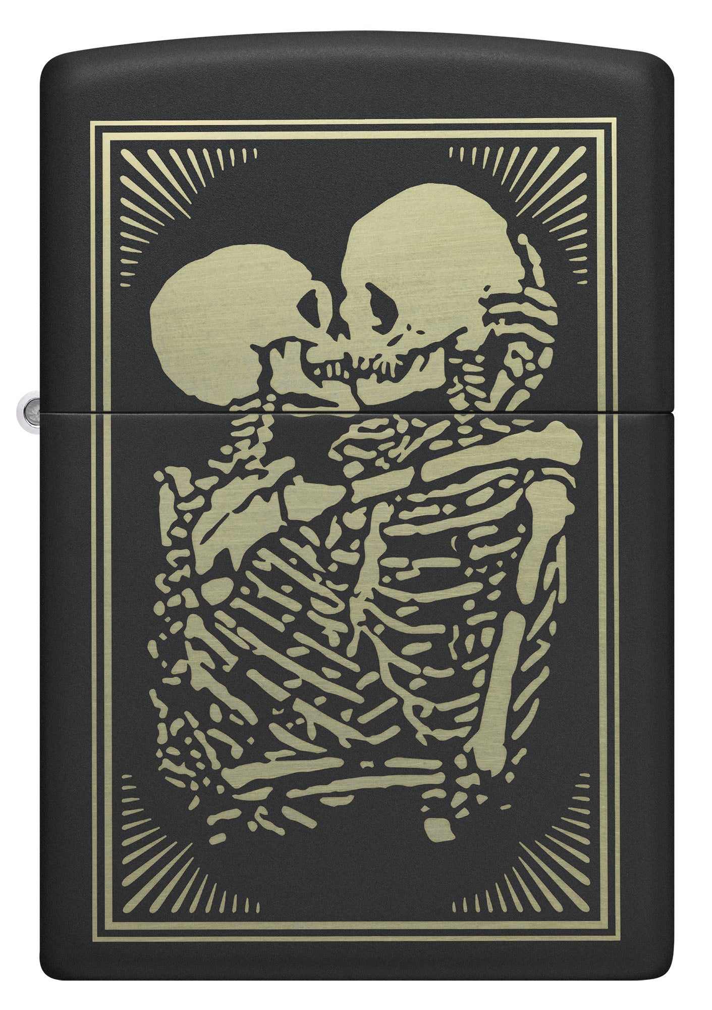 Zippo Lovers Design Black Matte Windproof Lighter