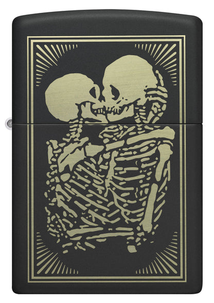 Zippo Lovers Design Black Matte Windproof Lighter