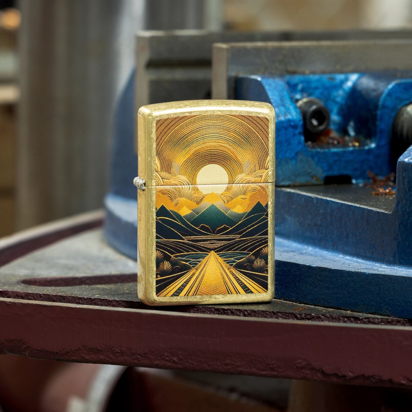 Zippo Through the Mountains Design Windproof Lighter