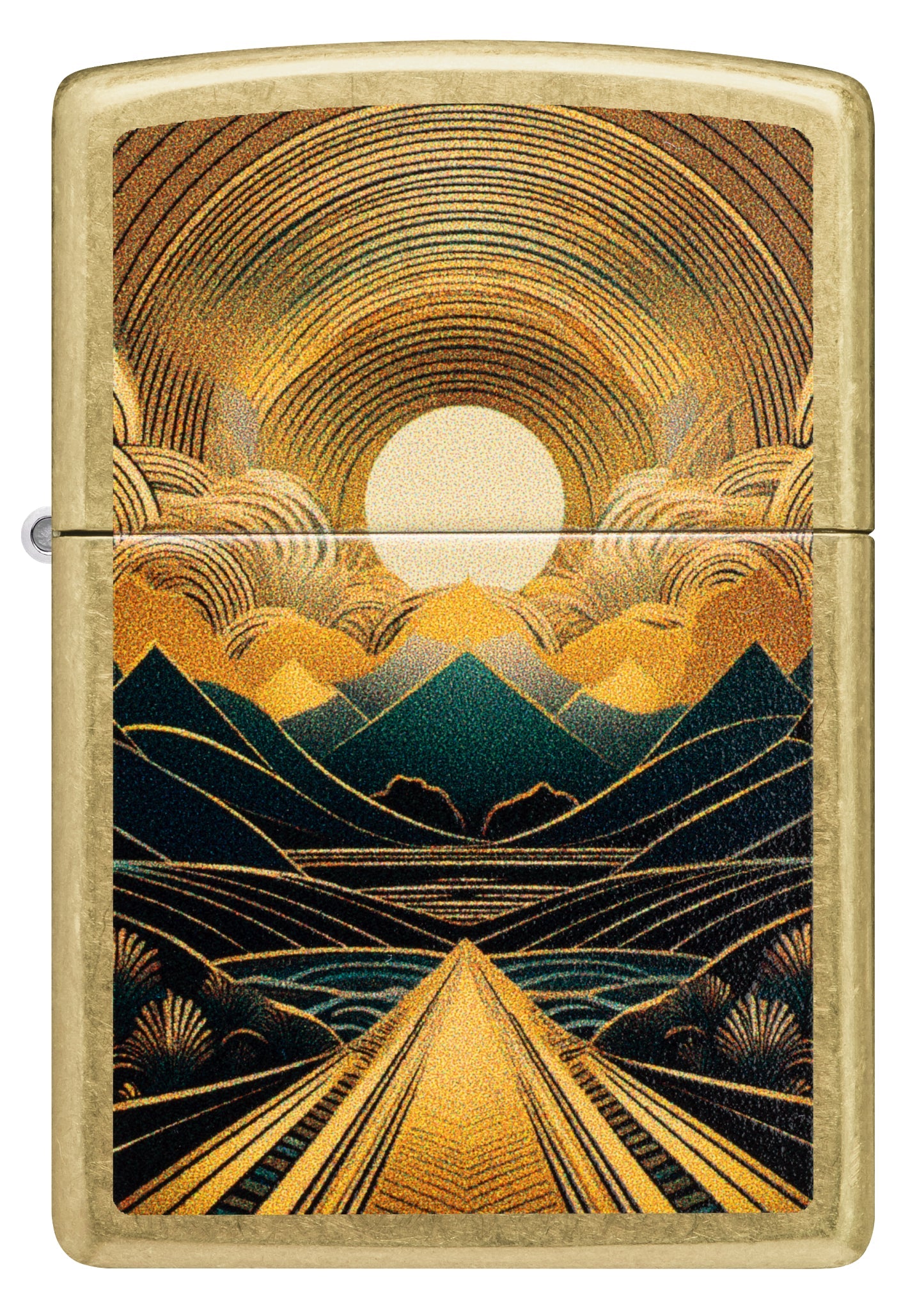Zippo Through the Mountains Design Windproof Lighter