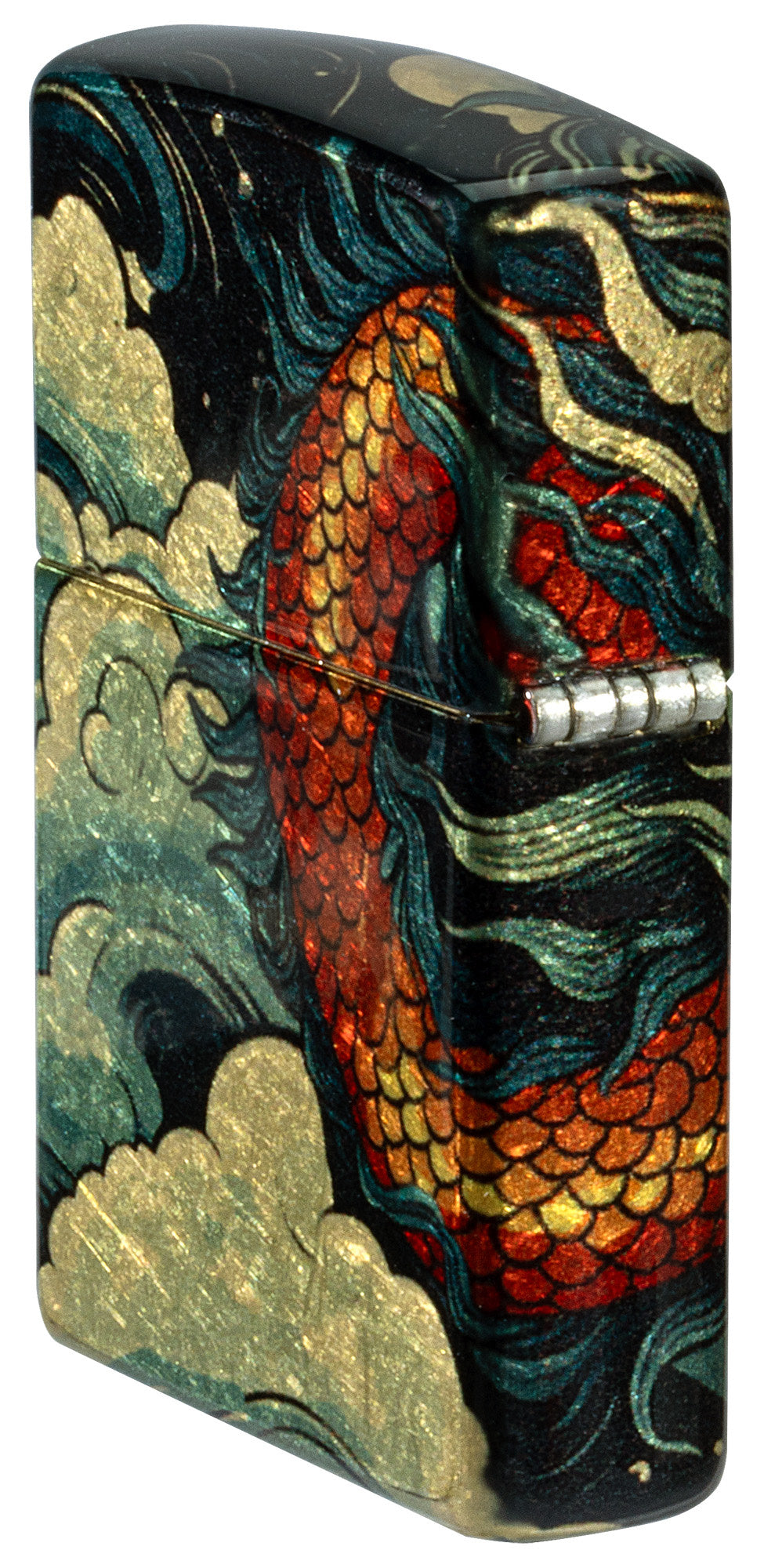 Zippo Dragon Fusion Design 540 Tumbled Brass Windproof Lighter