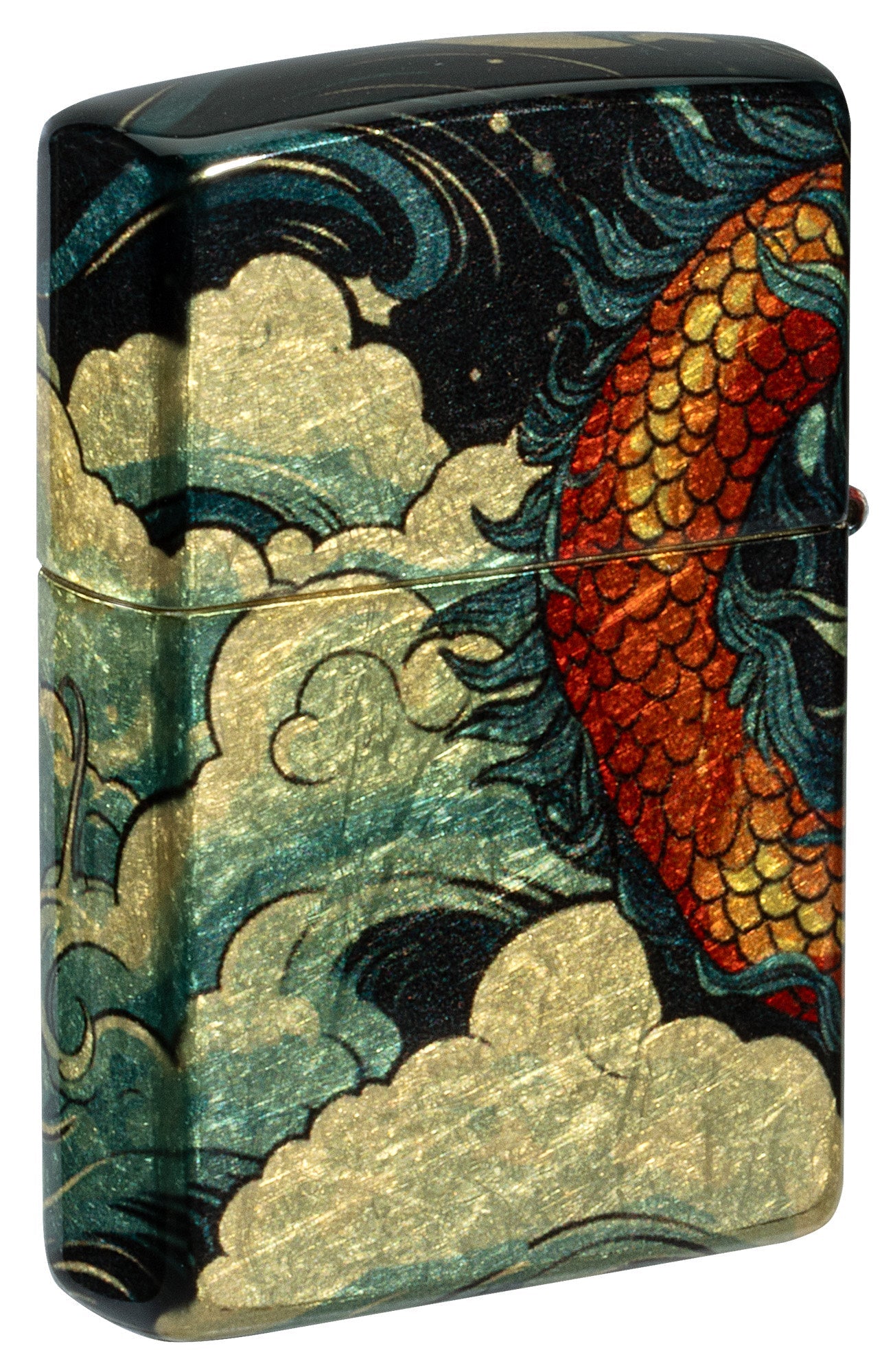 Zippo Dragon Fusion Design 540 Tumbled Brass Windproof Lighter