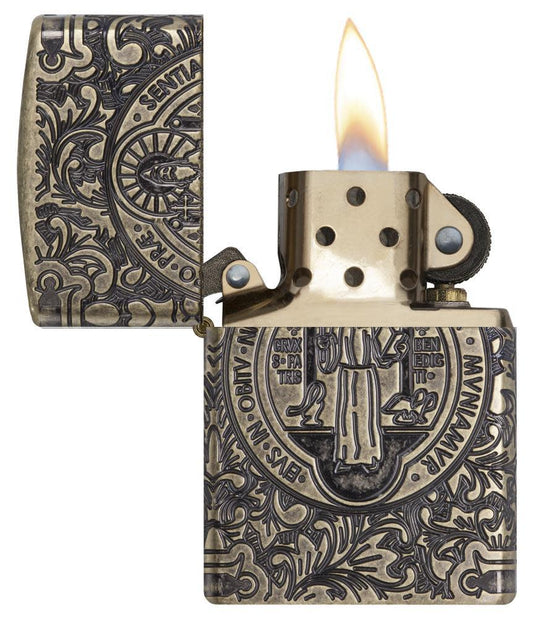 Zippo St. Benedict Design Windproof Lighter