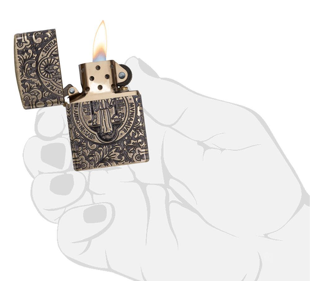 Zippo St. Benedict Design Windproof Lighter