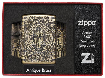 Zippo St. Benedict Design Windproof Lighter