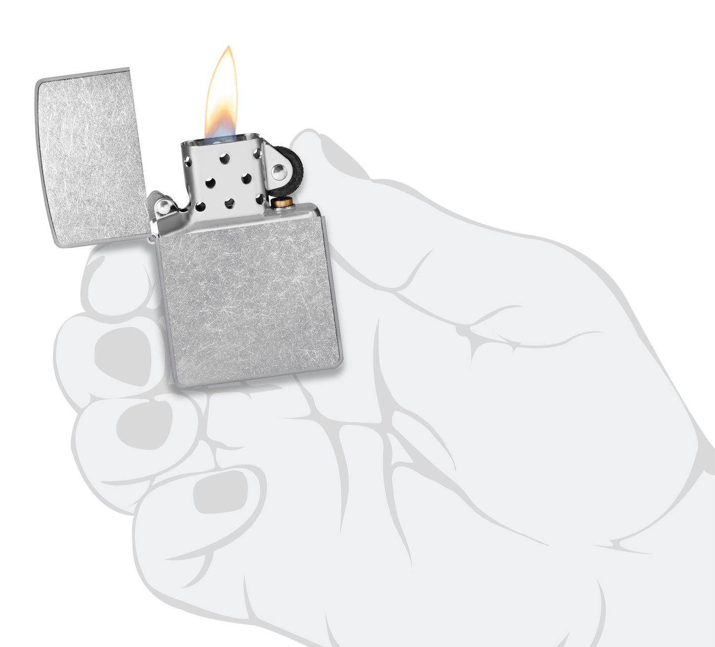 Zippo Classic Street Chrome™ Windproof Lighter
