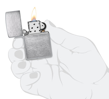 Zippo Classic Brushed Chrome Windproof Lighter