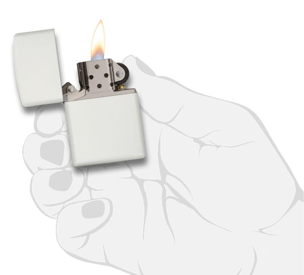 Zippo Classic White Matte Windproof Lighter