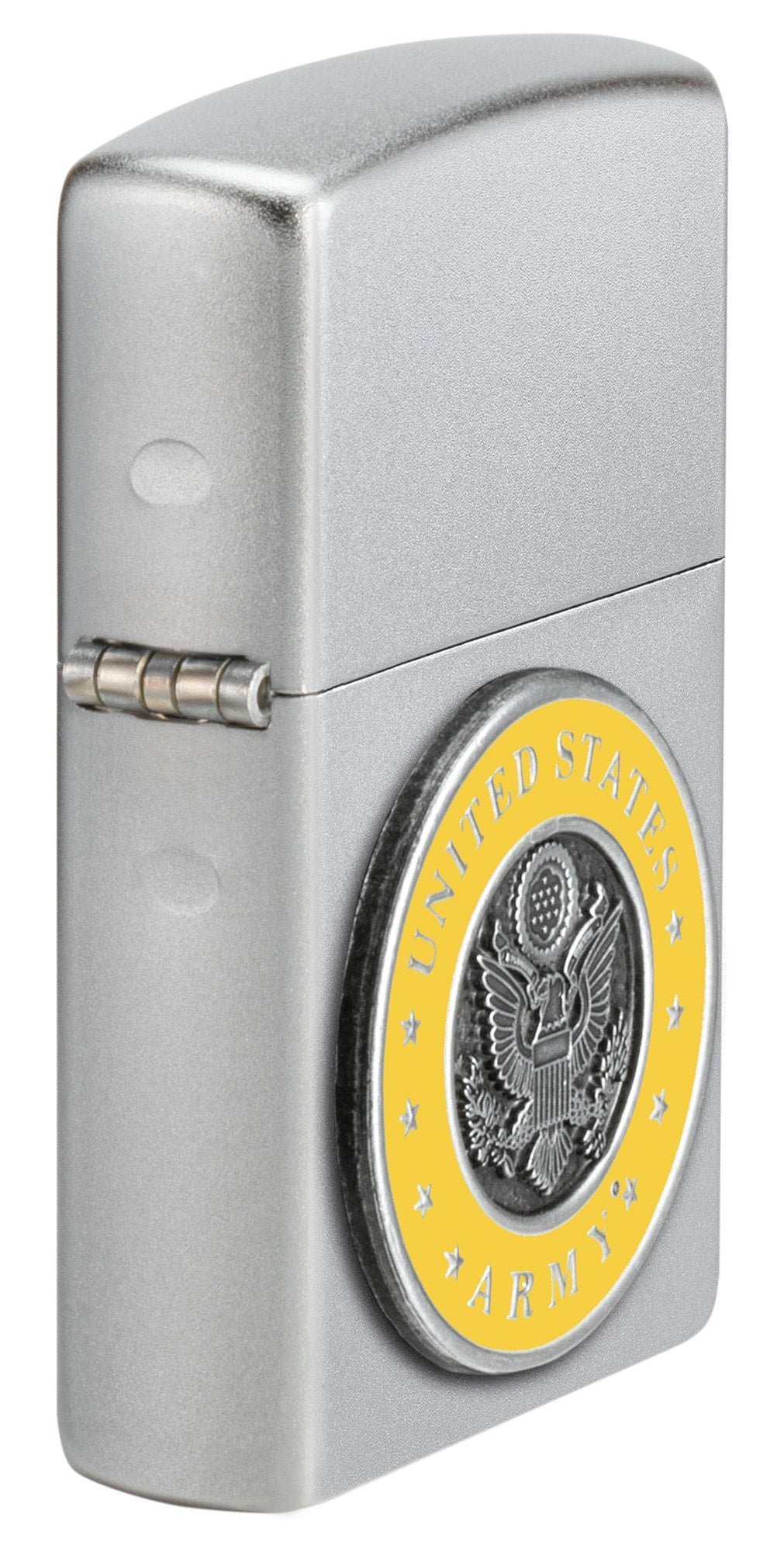 Zippo U.S. Army® Crest Emblem Satin Chrome Windproof Lighter