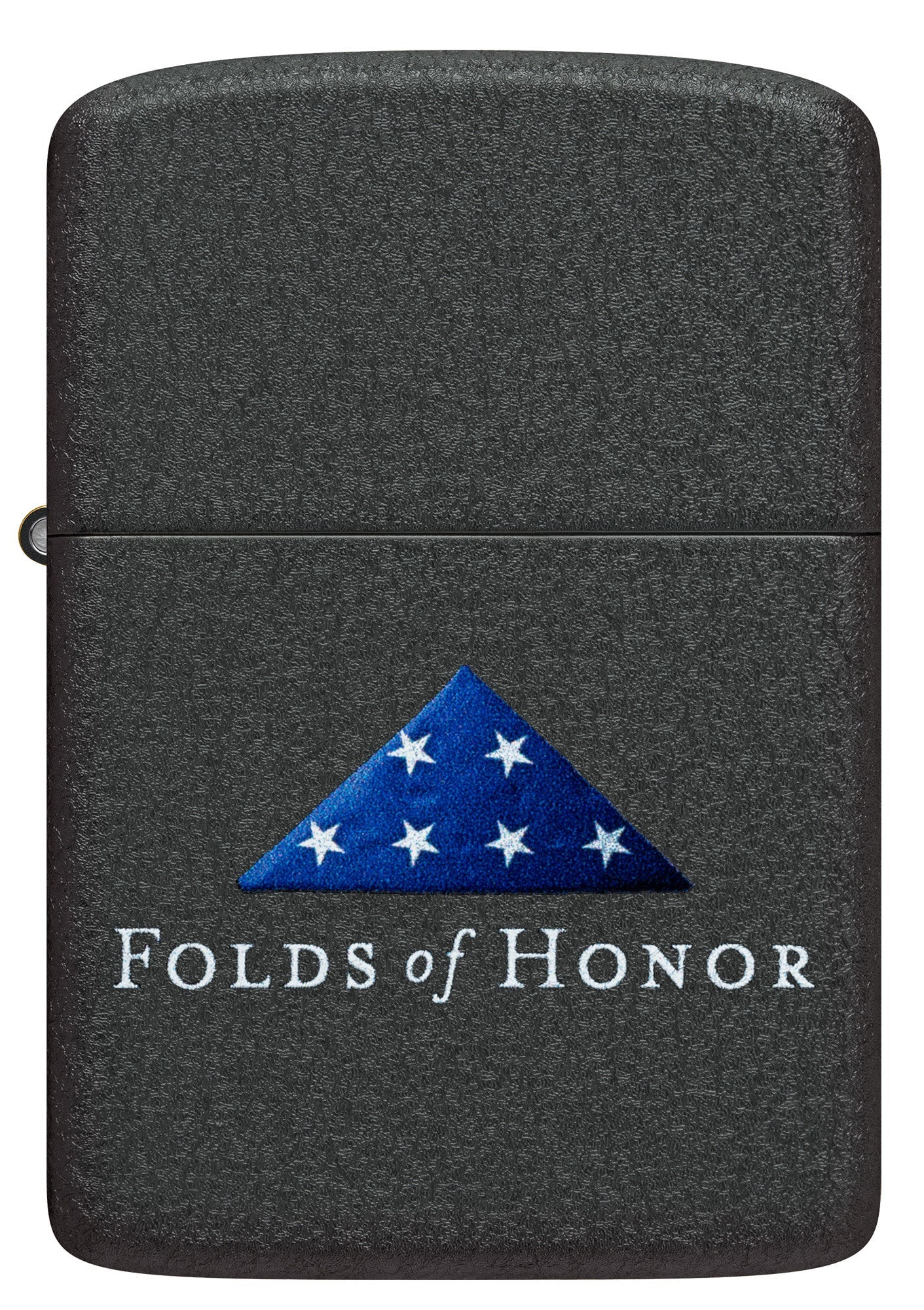 Zippo Folds of Honor 1941 Replica Design Black Crackle Windproof Lighter