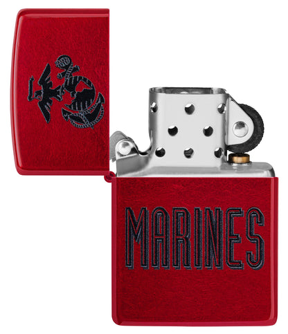 Zippo U.S. Marine Corps Crest Design Translucent Windproof Lighter