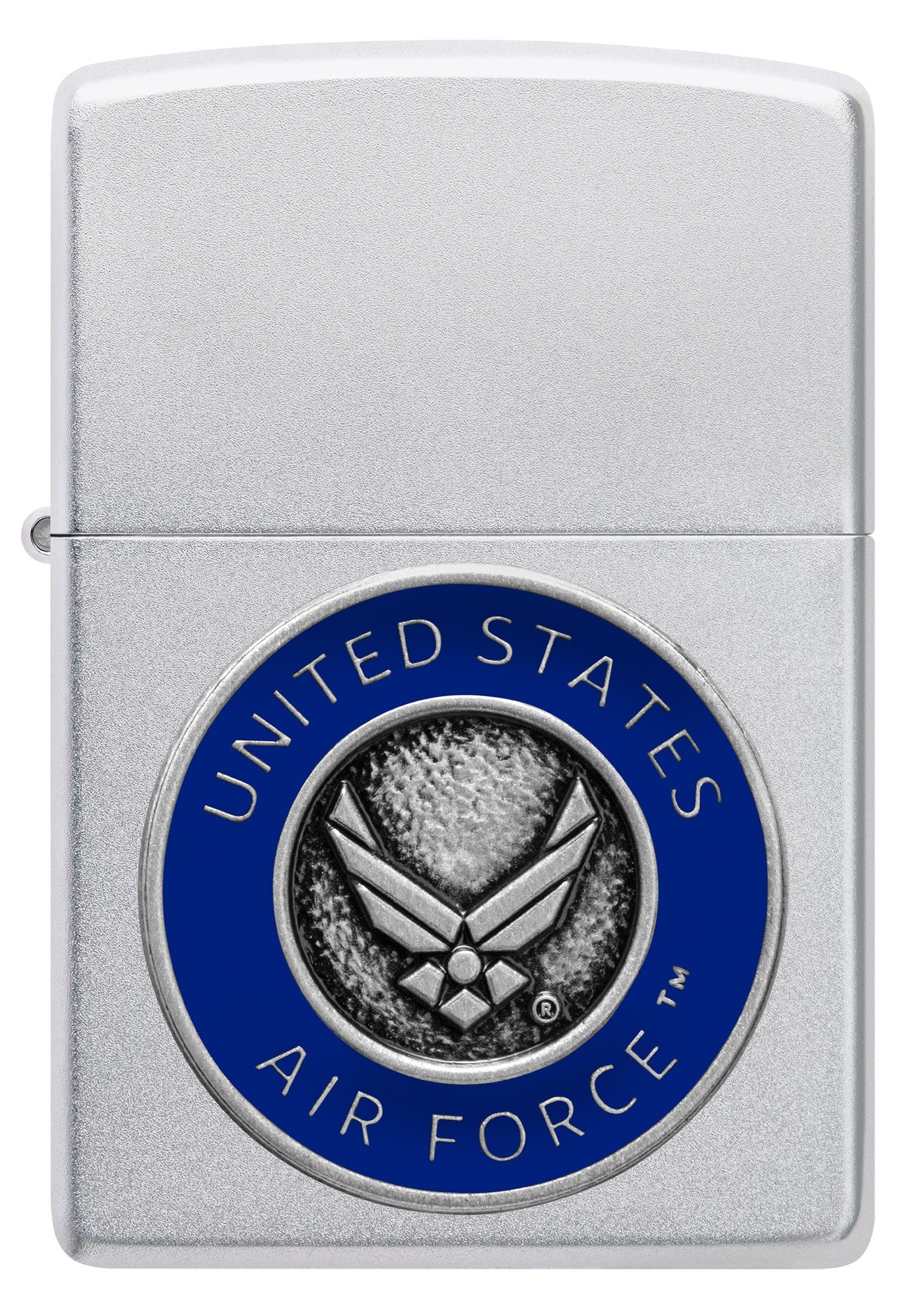 Zippo U.S. Air Force™ Crest Emblem Satin Chrome Windproof Lighter