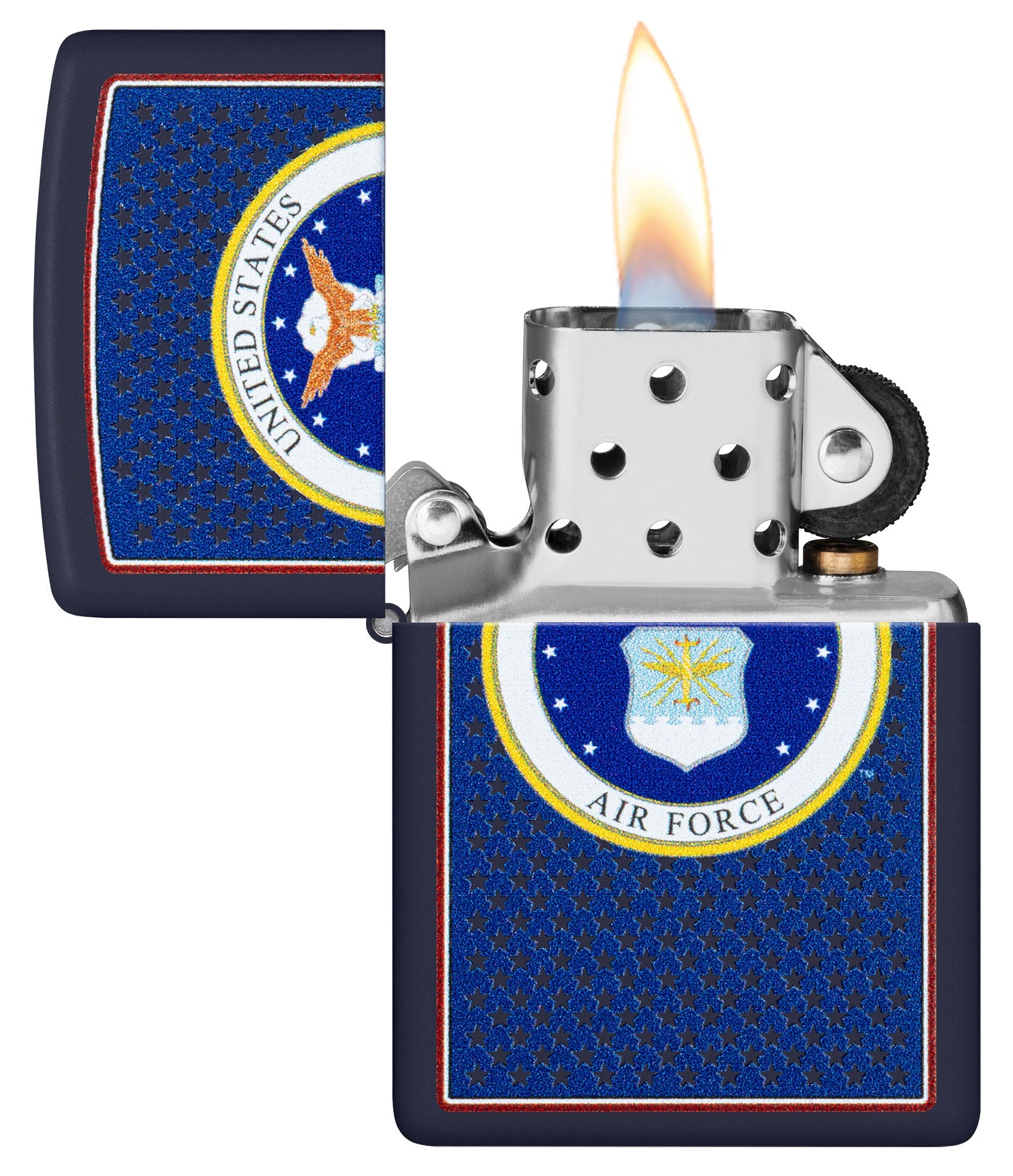 Zippo U.S. Air Force™ Crest Design Black Matte Windproof Lighter