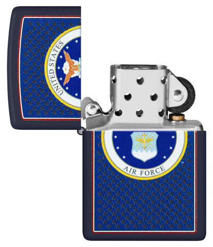 Zippo U.S. Air Force™ Crest Design Black Matte Windproof Lighter