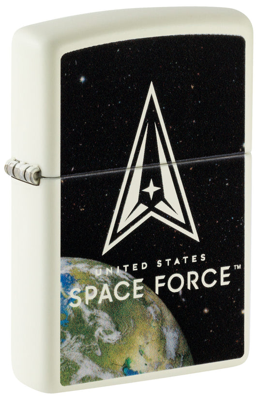 Zippo U.S. Space Force™ Glowing Logo Design Glow In The Dark Windproof Lighter