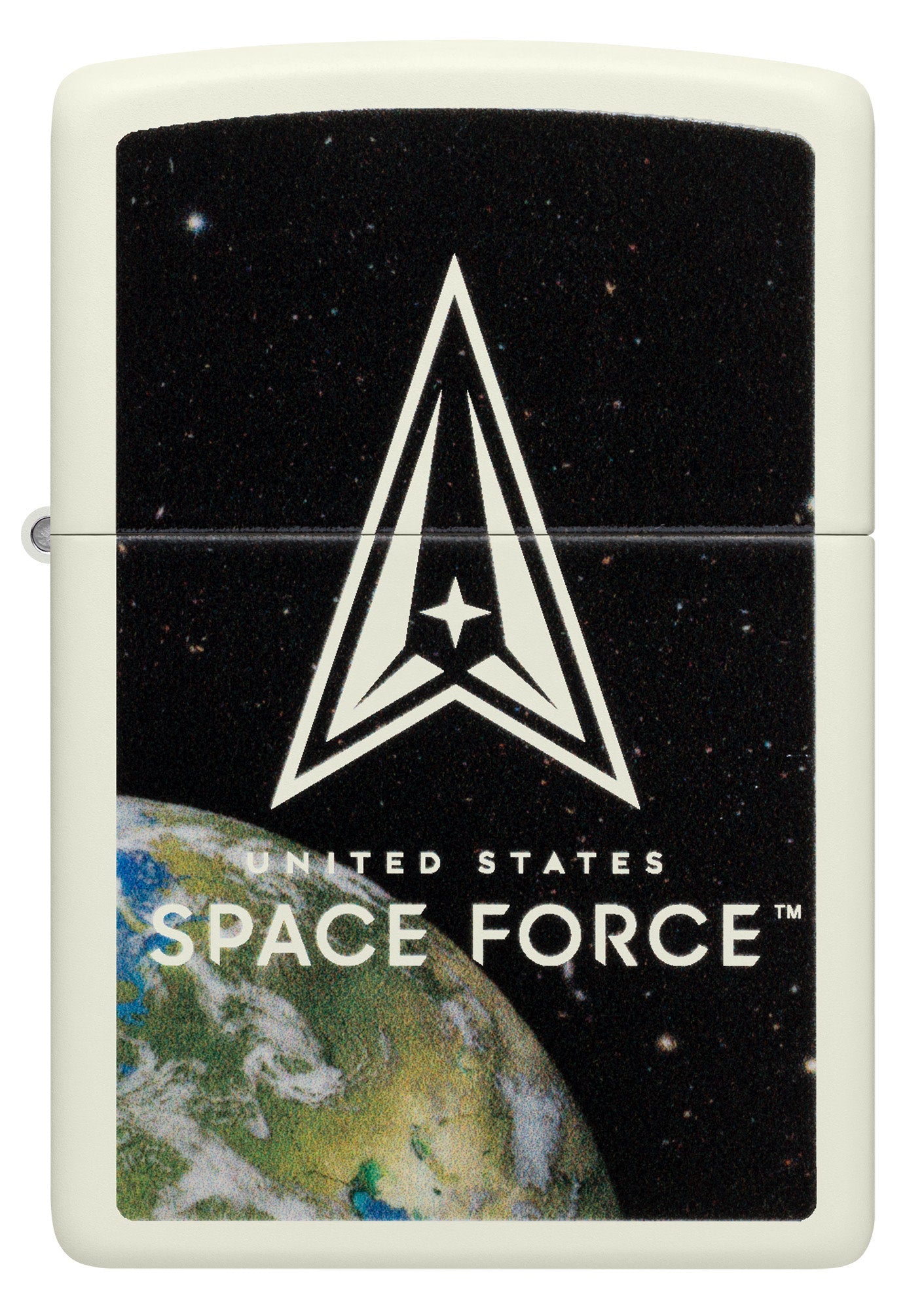 Zippo U.S. Space Force™ Glowing Logo Design Glow In The Dark Windproof Lighter