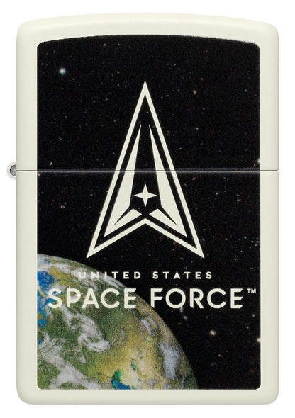 Zippo U.S. Space Force™ Glowing Logo Design Glow In The Dark Windproof Lighter