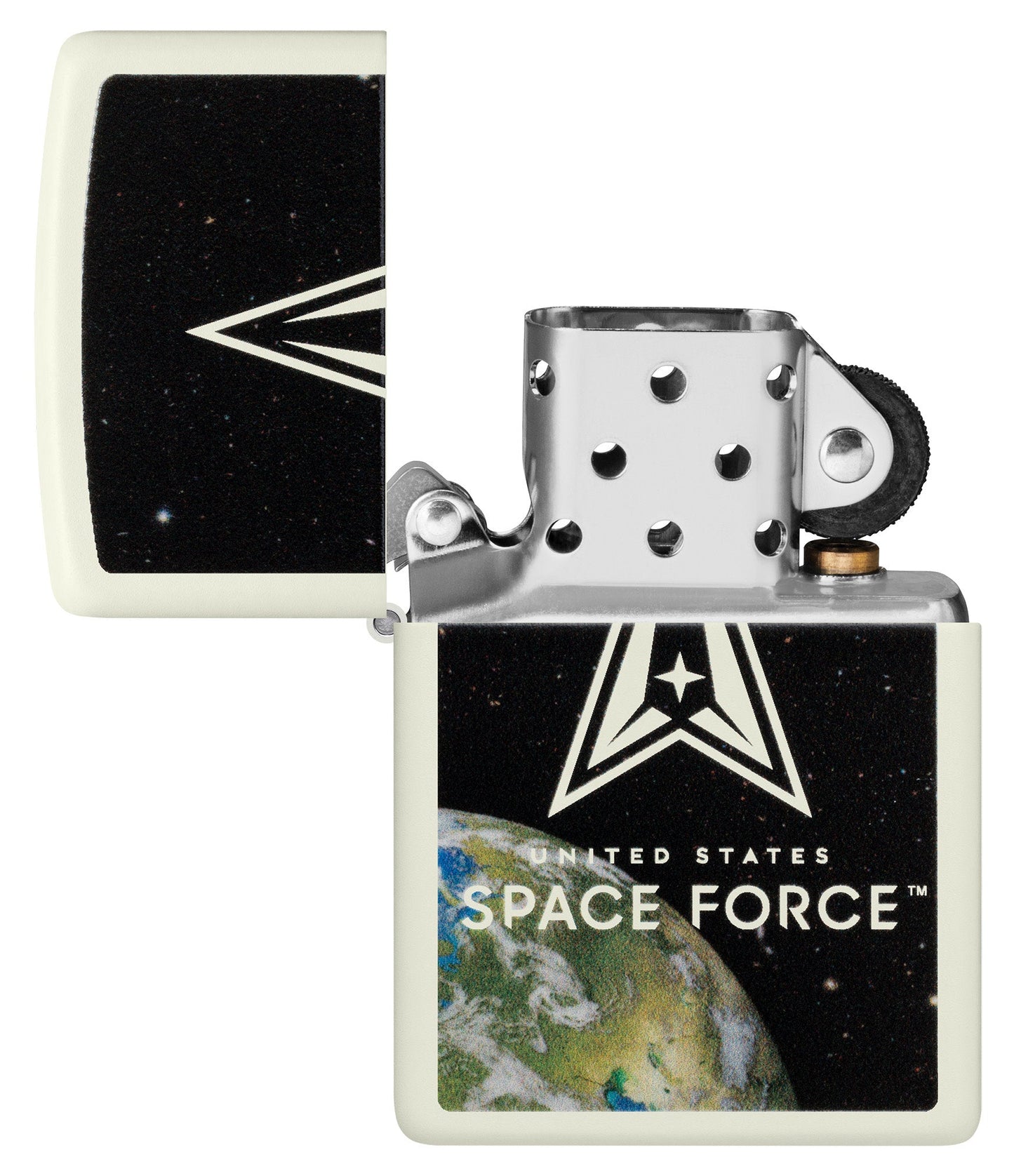 Zippo U.S. Space Force™ Glowing Logo Design Glow In The Dark Windproof Lighter